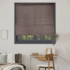 Store Bateau Voile Structuré - Taupe - L60 X H180cm