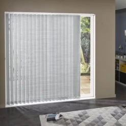 3618 Stores Californiens Madeco Raye 5 Pcs 89mm Blanc Et Gris 280cm