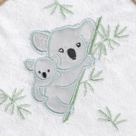Paris Prix - Cape De Bain Bébé Koala 75x75cm Blanc – Image 2