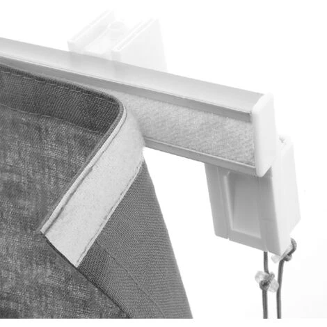 Store Bateau Tamisant 100% Lin - Gamme Must - Gris - L60 X H220cm â Image 3