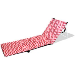 Matelas Pliant Hamac 170x54x35 Cm ZIGZAG Groseille