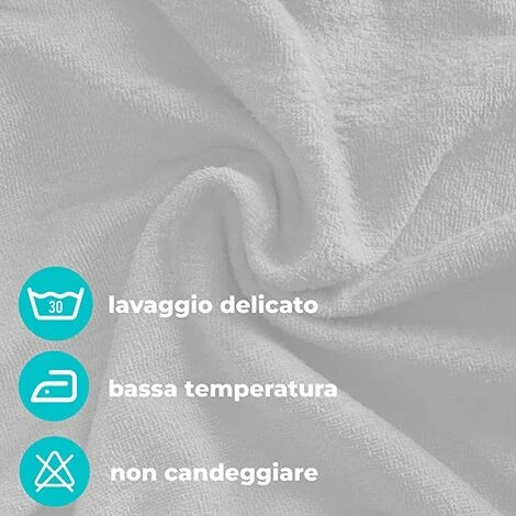 Baroni Home Peignoir Pour Enfant Et Fille Avec Capuche, Peignoir Bebe Fille Et Garçon 100 % Coton, Avec Poches Et Capot – Panda 4/6 Ans – Image 5