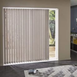 3321 Stores Californiens Madeco 5 Pcs 89mm Beige Translucide Résistant Au Feu 280cm