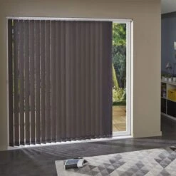 3394 Stores Californiens Madeco 5 Pcs 89mm Translucide Gris Foncé 280cm