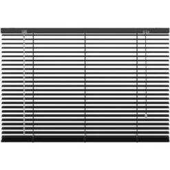 Store Horizontal Decosol Aluminium Noir Mat 25mm 80x180cm