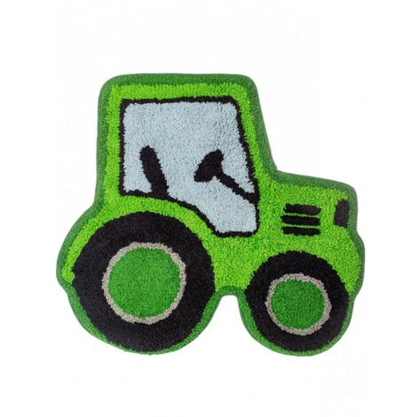 Tapis De Sol En Forme De Tracteur - 55 Cm X 60 Cm
