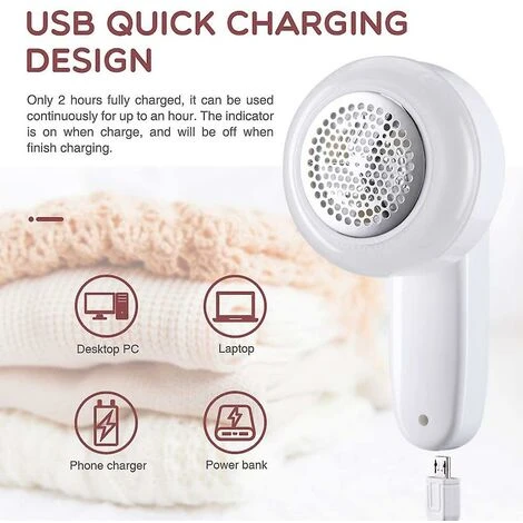 Premier® Rasoir En Tissu, Détachant De Peluches, Rasoir à Chandail électrique, Dissolvant De Fuzz Pill Bobble Pour Tissus, Literie, Vêtements Et – Image 4