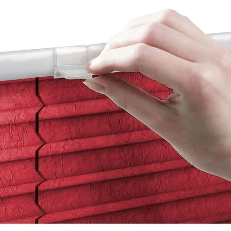 Store Plissé Magic Rouge Foncé 55 X 200 Cm – Image 3