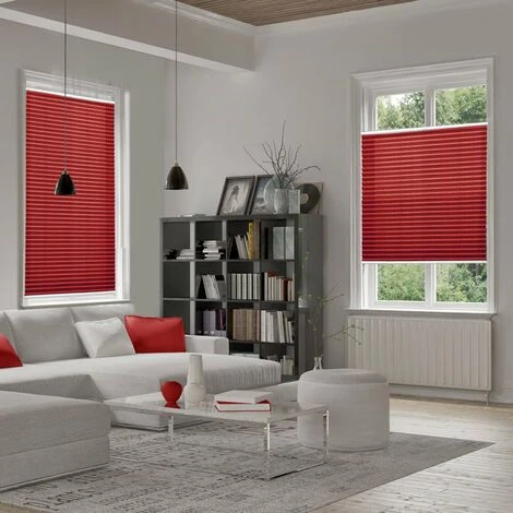 Store Plissé Magic Rouge Foncé 55 X 200 Cm – Image 4