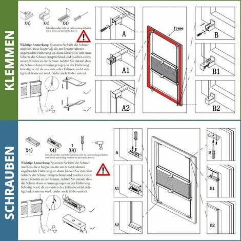 Store Plissé Magic Rouge Foncé 55 X 200 Cm – Image 5
