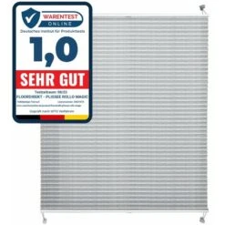 Store Plissé Magic Gris Clair 55 Cm X 100 Cm