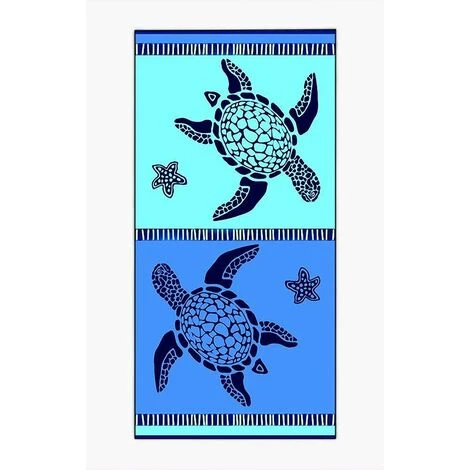 Serviette De Plage 70X140CM Tortue Serviette De Plage Super Doux Absorbant À Séchage Rapide Serviette De Plage Sans Sable Serviette De Bain Mince Serviette De Piscine Couverture De Plage Surdimensionn – Image 4