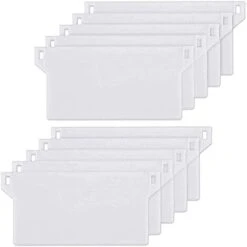 10 Pcs Californie Aveugle Poids Plaque Poids Stores Verticaux Poids Plaque Aveugle Vertical Latte 127mm Blanc Pièce De Rechange