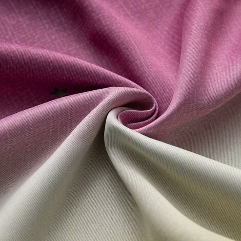 Rideaux étoiles Doubles Creux Rideaux étoiles Double Couche Pour Enfants Filles Chambre Chambre D'enfant Colorée Avec Voile Rideaux Pour Enfants Rideaux Bleus 53 "B X 63" H (134x160cm) Violet – Image 3