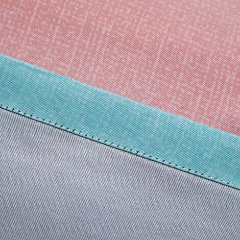 Rideaux étoiles Doubles Creux Rideaux étoiles Double Couche Pour Enfants Filles Chambre Chambre D'enfant Colorée Avec Voile Rideaux Pour Enfants Rideaux Bleus 53 "B X 83" H (134x210cm) Arc-en-ciel – Image 3