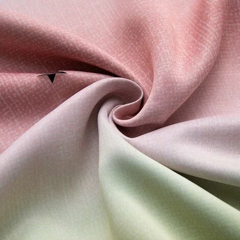 Rideaux étoiles Doubles Creux Rideaux étoiles Double Couche Pour Enfants Filles Chambre Chambre D'enfant Colorée Avec Voile Rideaux Pour Enfants Rideaux Bleus 53 "B X 83" H (134x210cm) Arc-en-ciel – Image 4