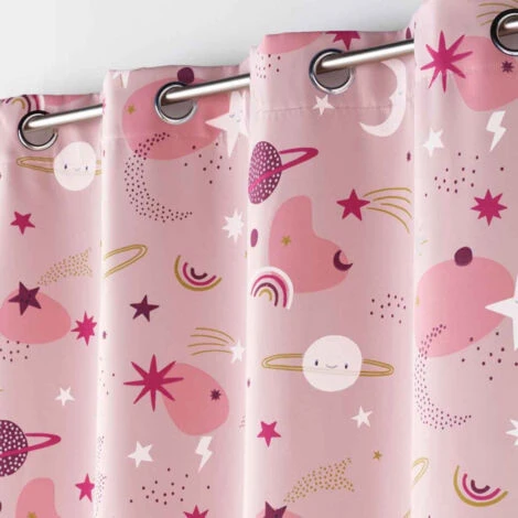 Rideau Occultant Moonlight 140x260cm Rose â Image 2