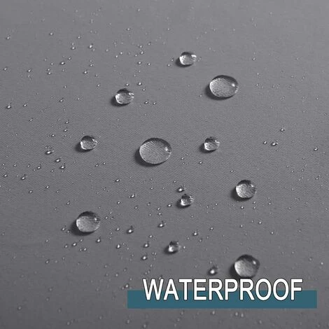 Rideau Pour Pergola - Rideaux D'Extérieur Lot De 2 Isolant Occultant Lumière Bloquer Imperméable Décoration Intérieur/Extérieur Jardin à Oeillets, L 132 X H 213 Cm, Gris——Oi-FRIS, Oi-FRIS – Image 4