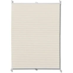 Store Plissé 40x125 Cm Crème VidaXL