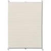 Store Plissé 90x100 Cm Crème VidaXL