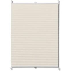 Store Plissé 90x100 Cm Crème VidaXL
