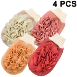 PiÚces Gant Exfoliant Corps Gant De Douche Gant De Douche Exfoliant Double Usage éponge De Bain Douche Gant De Bain Pour Gommage Corporel Dissolvant De Peau Morte