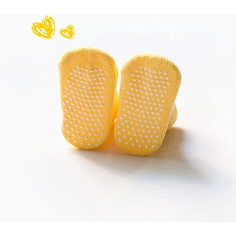 LTS FAFA Chaud Bébé Enfant En Bas âge Garçons Filles Colle Point éponge Chaussettes Nouveau-né Bébé Confortable Coton Doux Antidérapant Chaussettes Bébé Fournitures Automne Hiver 0-3T – Image 2