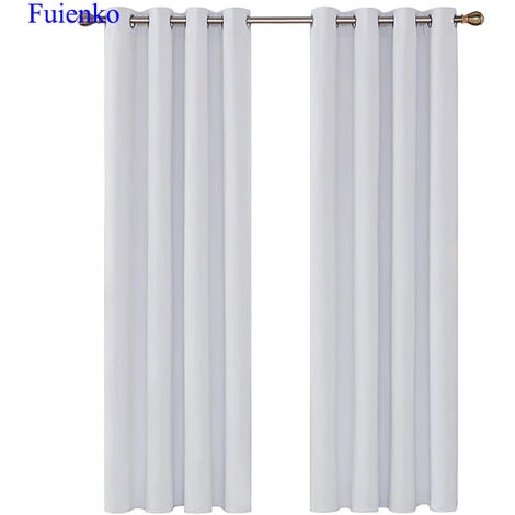 Rideau Paire De Rideaux Occultant Blanc Cassé 140x260cm FUIENKO