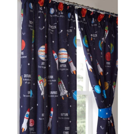 Rideaux Doublés Espace - -Sky Is The Limit- - 168 X 137 Cm – Image 2