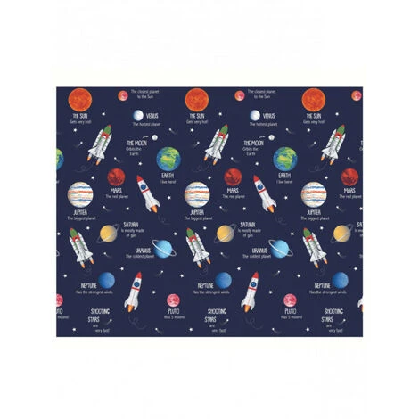 Rideaux Doublés Espace - -Sky Is The Limit- - 168 X 137 Cm – Image 3