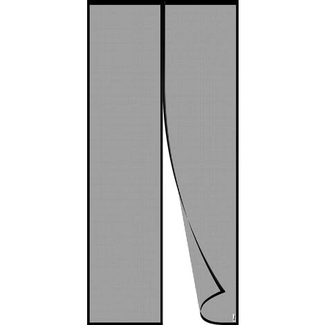 Fibre Moustiquaire Magnétique De Verre à Bande Magnétique Complète Porte, Rideau Magnétique Anti-moustique Pour Porte De Balcon, Rideau Anti-mouches-100210CM