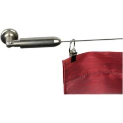 Kit Tringle Câble 5m Orientable Laiton Nickel Satiné