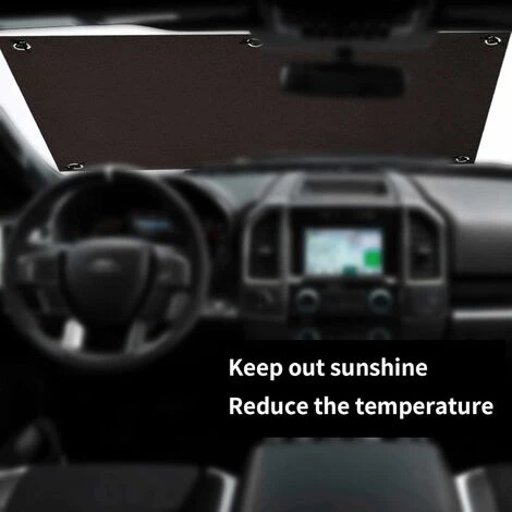 MINKUROW Rideaux Aveugles Avec Ventouse À Isolation Thermique Pour Sun Faisceau Réflecteur Fenêtres De Toit Velux Sucker 60x120Cm Marron – Image 4