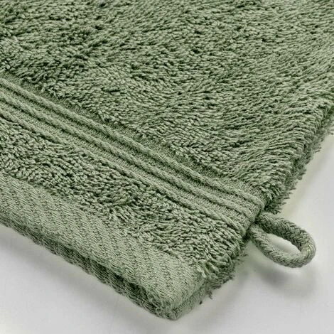 Lot De 2 Gants De Toilette 15 X 21 Cm Tendresse Kaki â Image 2