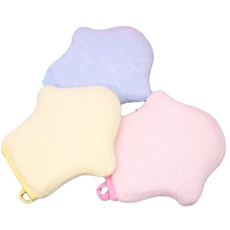 Eponge Bebe Bain Gant Douche Enfant Mignon Animal Gant De Bain Gant De Toilette Enfant Modèle Étoile Éponge De Bain Bébé 3 Pièces Gant De Toilette Exfoliant Pour Bébé Enfant En Âge – Image 5