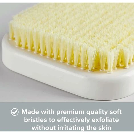 Épurateur De Dos Pour Mur De Douche Brosse De Douche Exfoliant Mains Libres Pour Un Nettoyage En Profondeur – Image 4