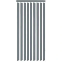 Elegant-Stil Store Vertical 150 X 180 Cm Tissu Gris,pour Salon/Jardin,Montage Facile,3,01 Kg