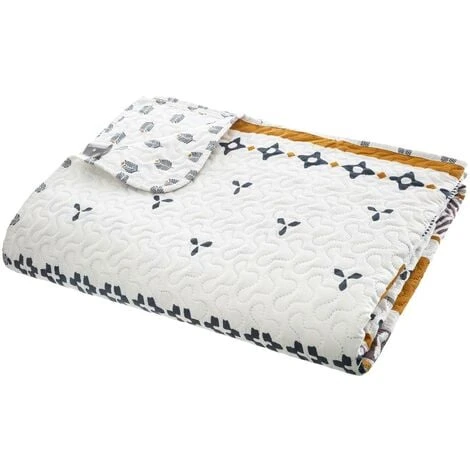 Dessus Lit Imprimé Etnik 240 X 220 Cm - Atmosphera Créateur D'intérieur