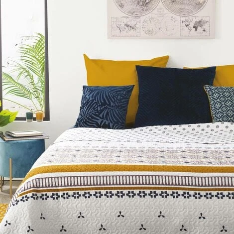 Dessus Lit Imprimé Etnik 240 X 220 Cm - Atmosphera Créateur D'intérieur – Image 2