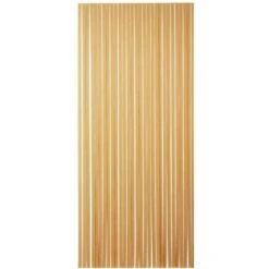 MOREL - Rideau De Porte Tahiti PVC 90x220 Cm - Brun, Beige
