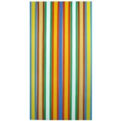 MOREL - Rideau De Porte Antilles En Polyéthylène - 90x200 Cm - Multicolore