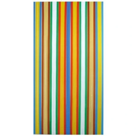 MOREL - Rideau De Porte Antilles En Polyéthylène - 90x220 Cm - Multicolore