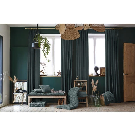 Edredon Velours De Coton Cesar Ardoise â Image 3