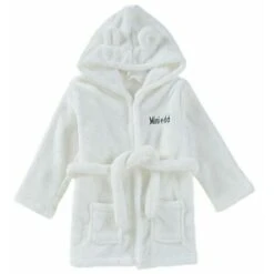 VĂȘtements D'intĂ©rieur En Flanelle - Peignoir Pour Enfants - Blanc NmTQs7vy8C