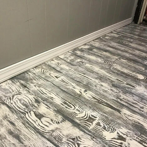 Un Ensemble De 2 Pieces En Caoutchouc A Grain De Bois, Peinture Murale Imitation Grain De Bois ZZ0034 Ensemble De Colonnes â Image 2