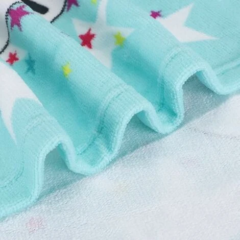 Blue Dream Serviette De Bain Pour Enfants (cheval Multicolore 75 150CM), Serviette De Plage Pour Enfants Mignon Modèle Cape De Bain Cape Pour Enfants Filles Garçons Et Enfants – Image 5