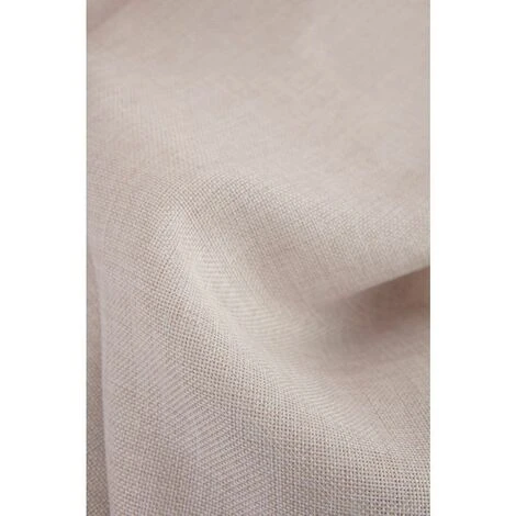 Rideau 140 X 240 Cm à Oeillets Chiné Tamisant Authentique Beige – Image 4