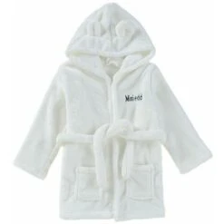 Vêtements D'intérieur En Flanelle - Peignoir Pour Enfants - Blanc