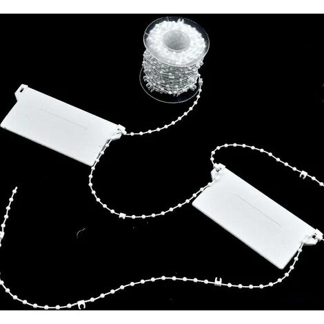 20 Pièces Stores Verticaux Poids Lattes Inférieures 89mm (3.5) X 10m Kit De Réparation De Store, Blanc – Image 4