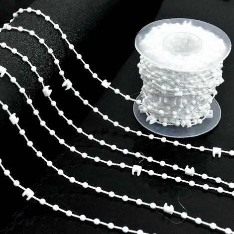 20 Pièces Stores Verticaux Poids Lattes Inférieures 89mm (3.5) X 10m Kit De Réparation De Store, Blanc – Image 5